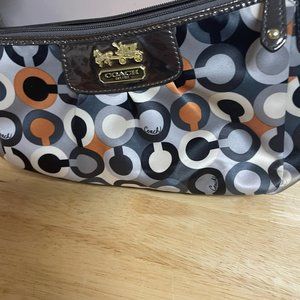 Coach multicolor bag